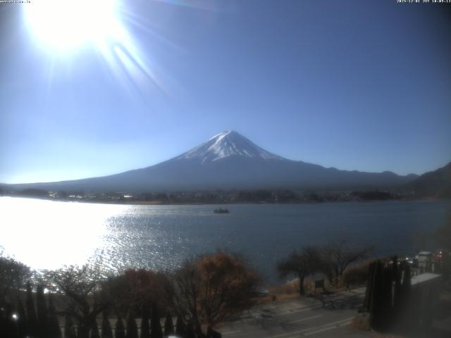 河口湖からの富士山