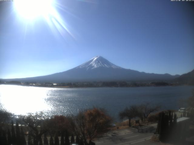 河口湖からの富士山