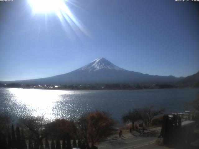 河口湖からの富士山