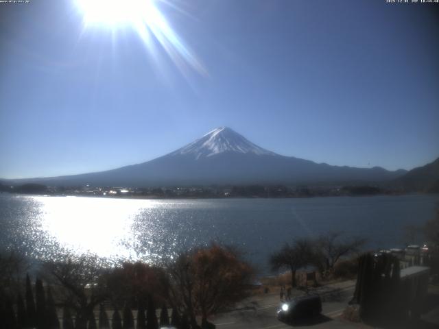 河口湖からの富士山