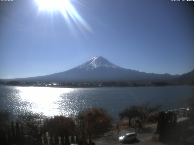 河口湖からの富士山