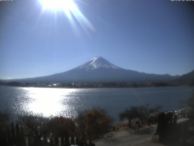 河口湖からの富士山