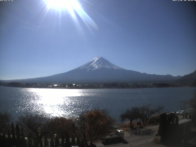 河口湖からの富士山