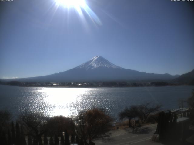 河口湖からの富士山