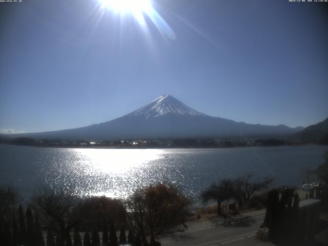 河口湖からの富士山