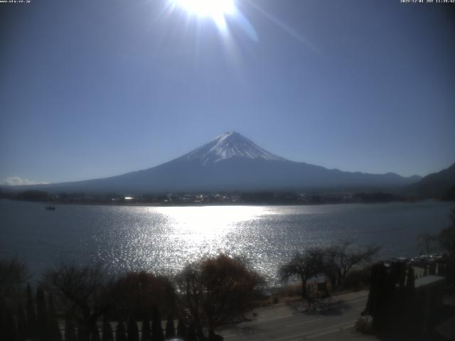 河口湖からの富士山