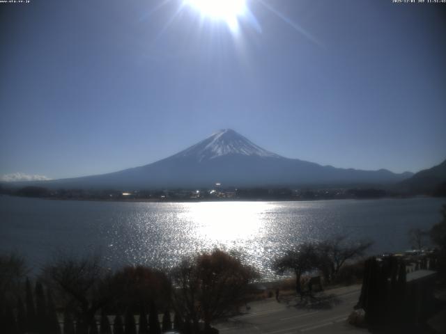 河口湖からの富士山