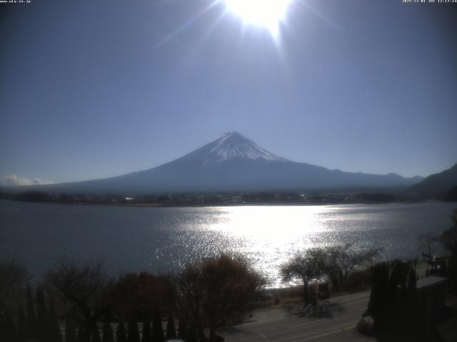 河口湖からの富士山