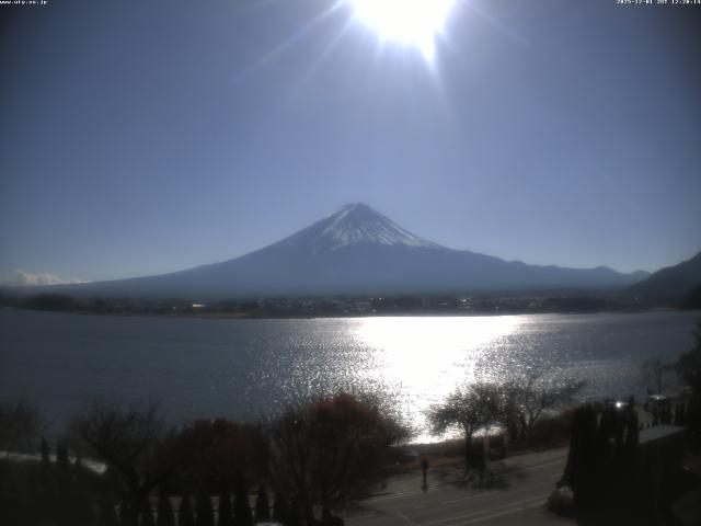 河口湖からの富士山