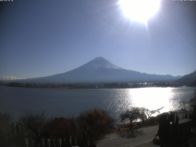 河口湖からの富士山