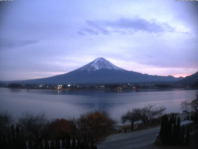 河口湖からの富士山