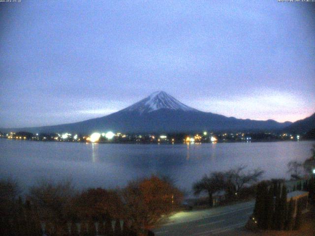 河口湖からの富士山