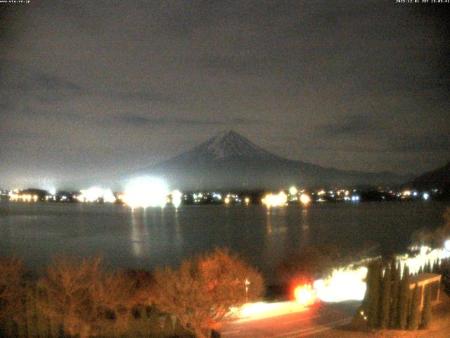 河口湖からの富士山