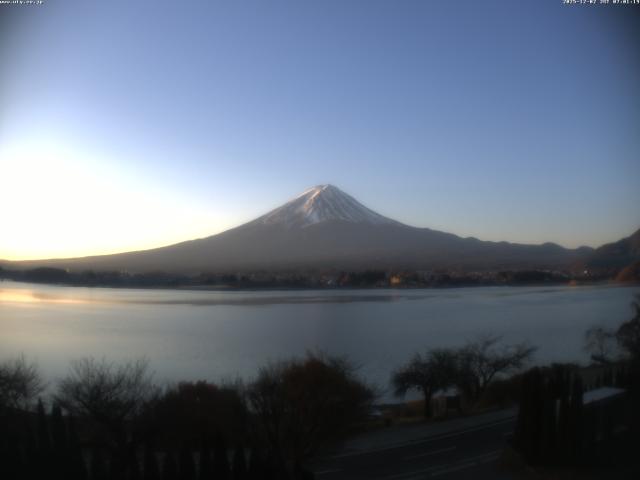 河口湖からの富士山