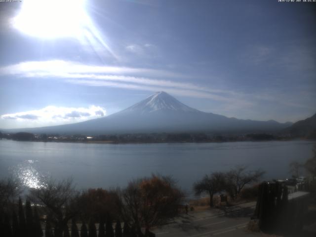 河口湖からの富士山