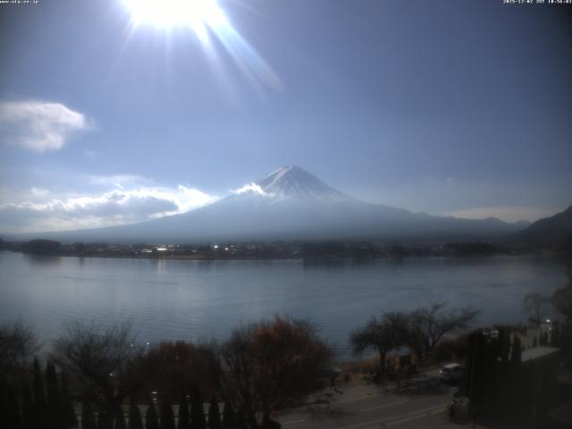 河口湖からの富士山