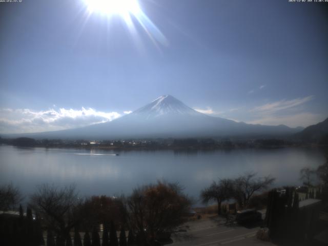 河口湖からの富士山