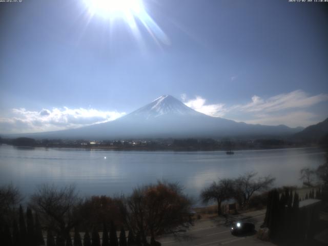 河口湖からの富士山
