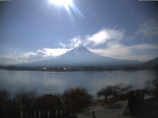 河口湖からの富士山