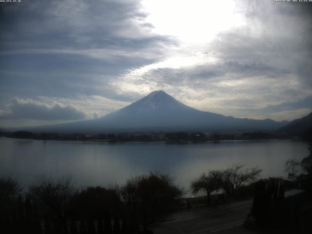 河口湖からの富士山