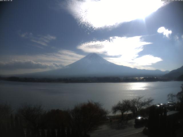 河口湖からの富士山