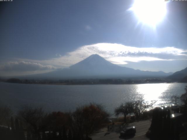 河口湖からの富士山