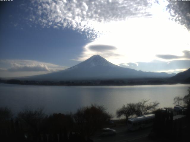 河口湖からの富士山