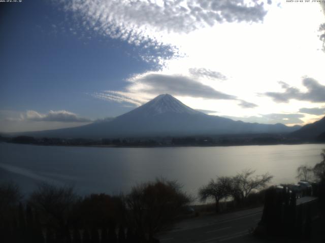 河口湖からの富士山