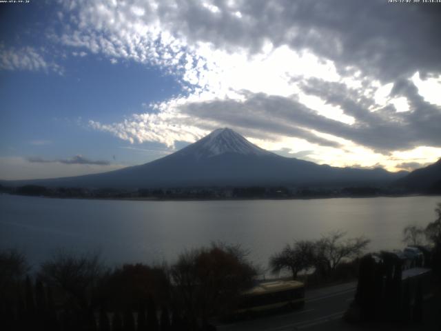 河口湖からの富士山
