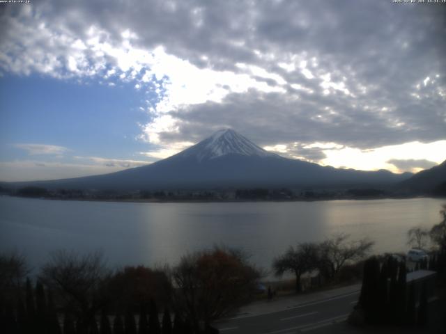 河口湖からの富士山
