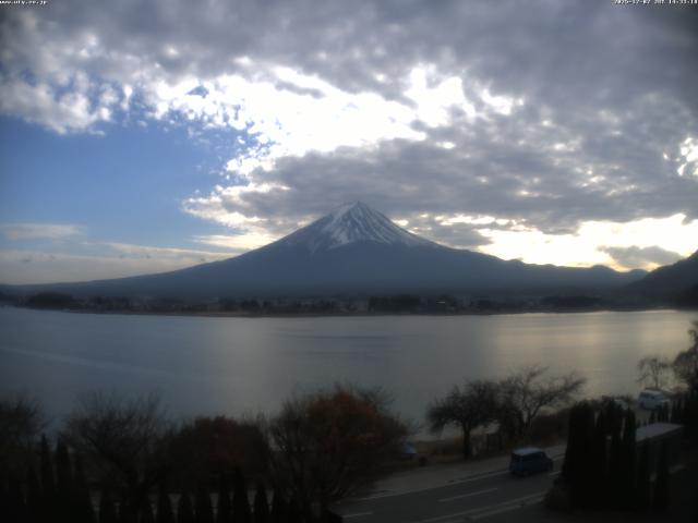 河口湖からの富士山