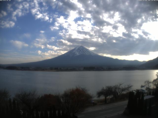 河口湖からの富士山