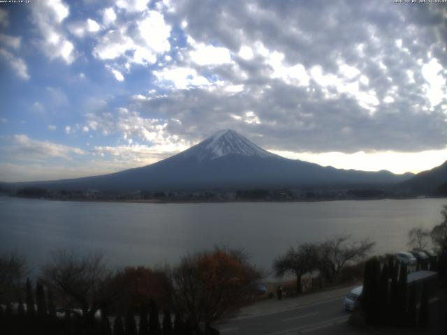 河口湖からの富士山