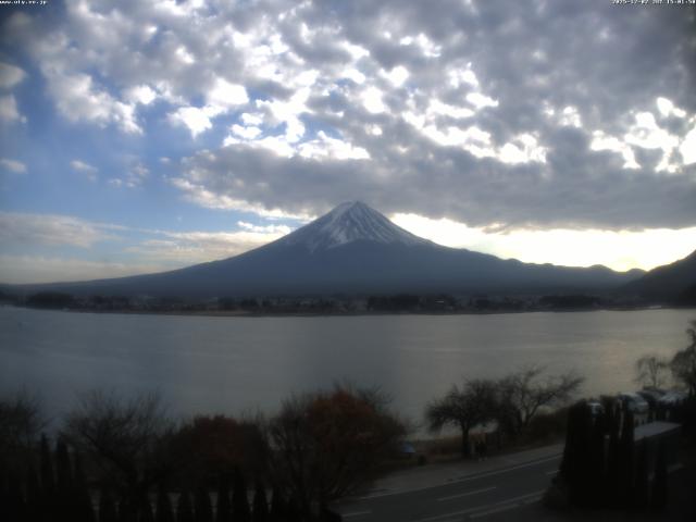 河口湖からの富士山