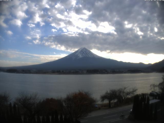 河口湖からの富士山