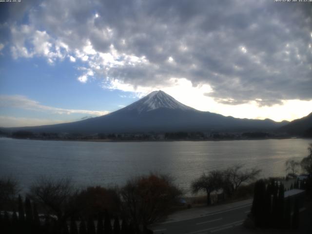 河口湖からの富士山