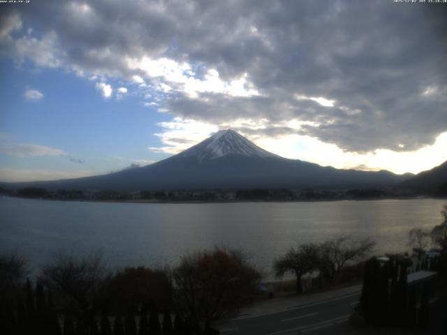 河口湖からの富士山