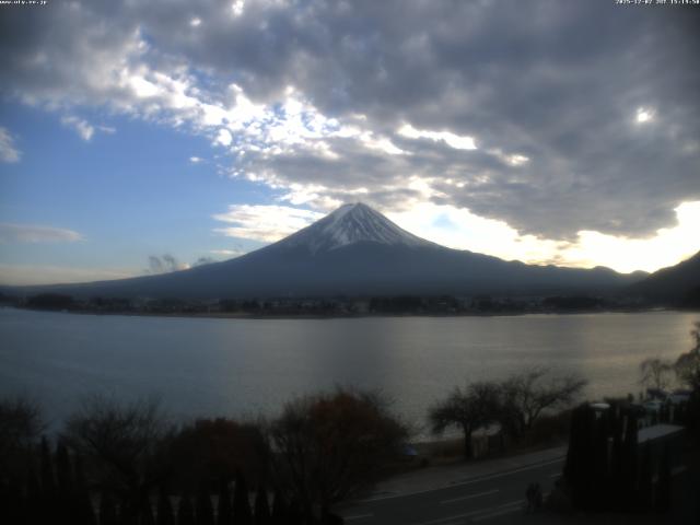 河口湖からの富士山