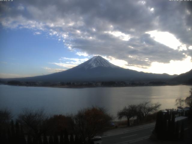 河口湖からの富士山