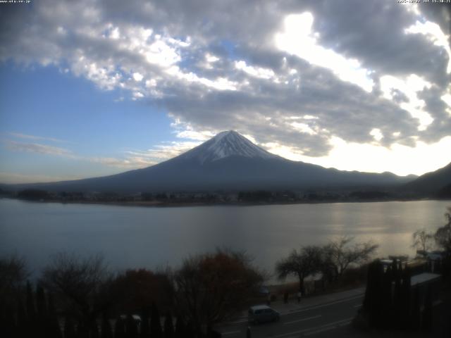 河口湖からの富士山