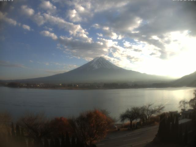河口湖からの富士山