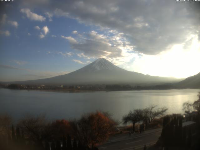 河口湖からの富士山