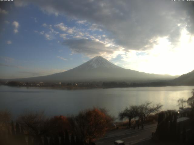 河口湖からの富士山