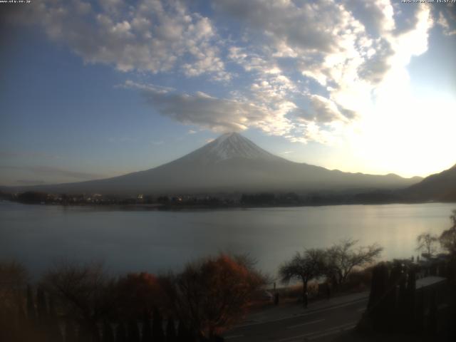河口湖からの富士山