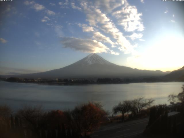 河口湖からの富士山