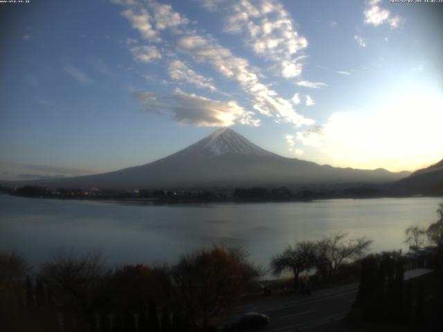河口湖からの富士山