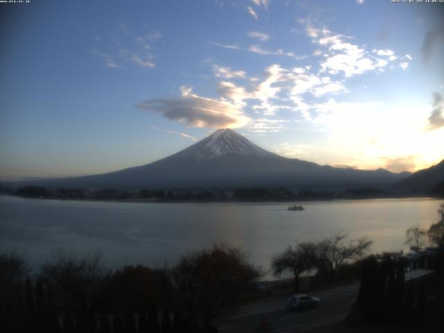 河口湖からの富士山