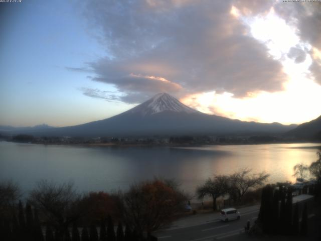 河口湖からの富士山