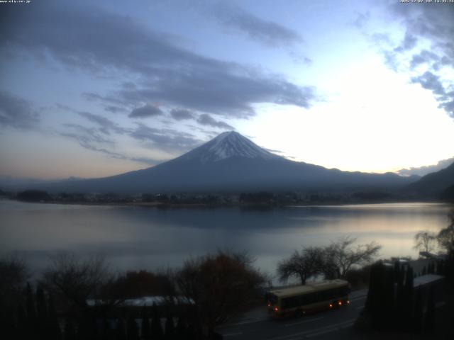 河口湖からの富士山