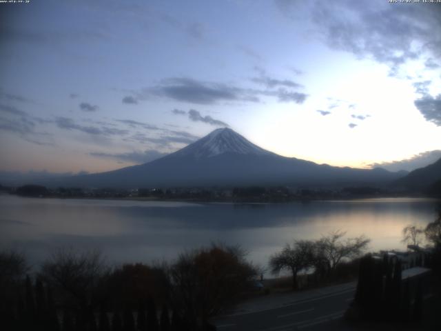 河口湖からの富士山
